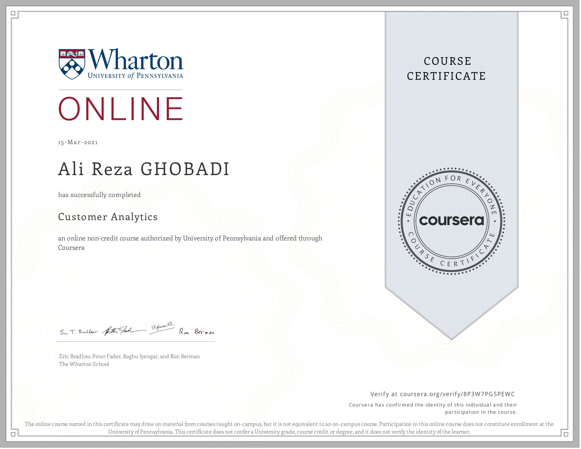 Coursera 8P3W7PG5PEWC-1